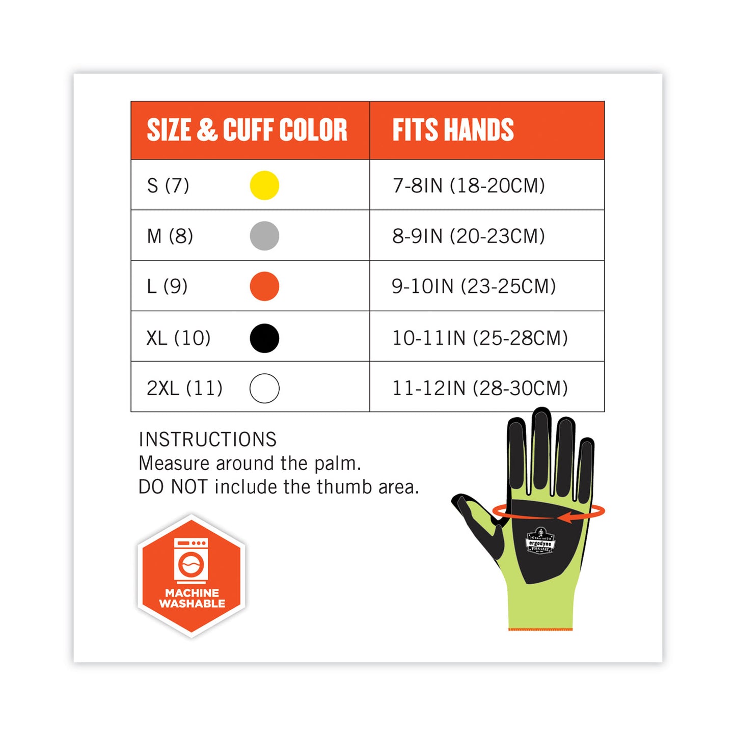 ProFlex 7141 ANSI A4 DIR Nitrile-Coated CR Gloves, EN388: 4X42DP, 9" Long, XX-Large, Lime, Pair