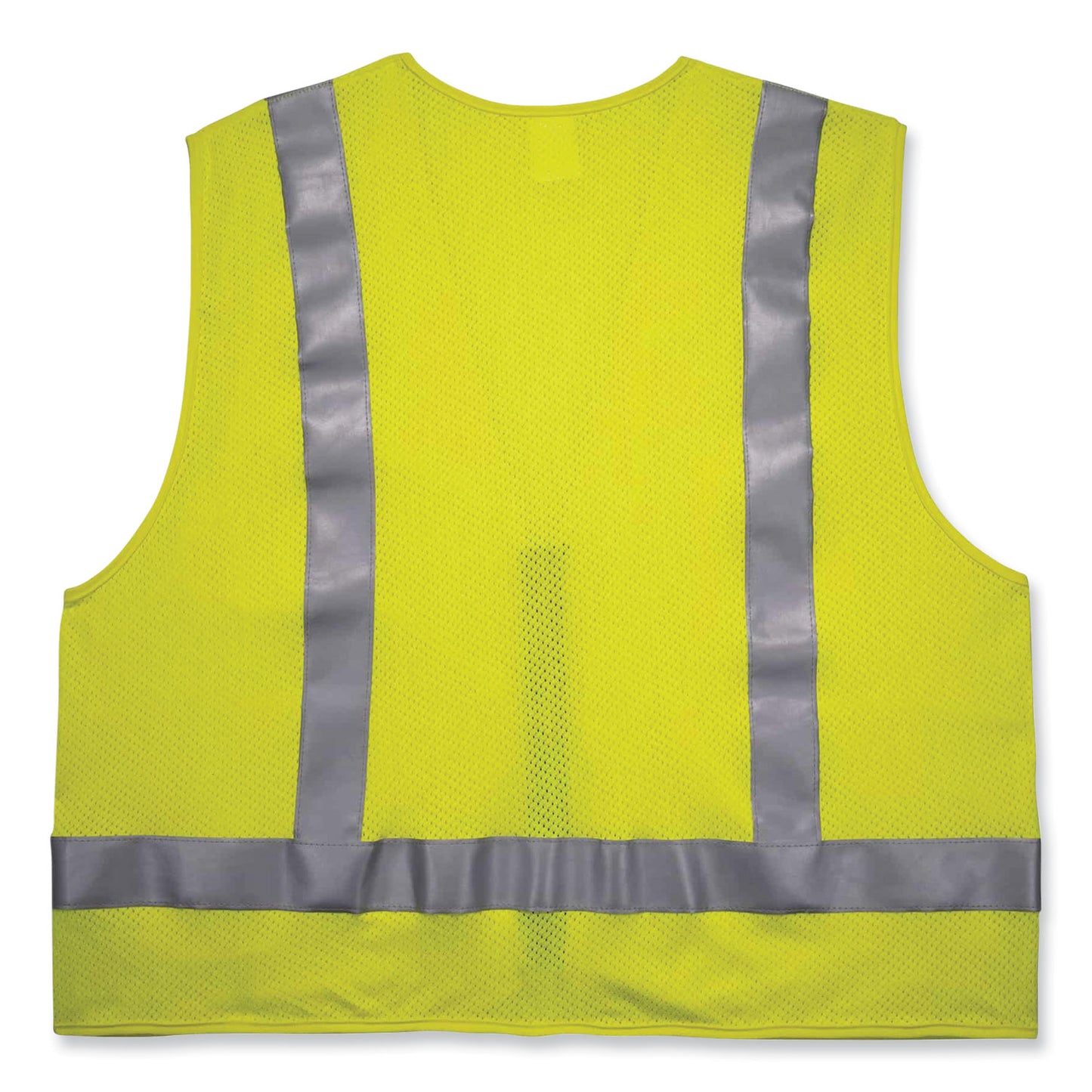 GloWear 8262FRZ Class 2 FR Surveyor Zip Vest, Tencel/Modacrylic/Para-aramid/Kevlar, 4X-Large/5X-Large, Lime