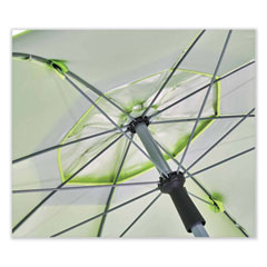 Shax 6100 Lightweight Work Umbrella, 90" Span, 92.4" Long, Lime Canopy