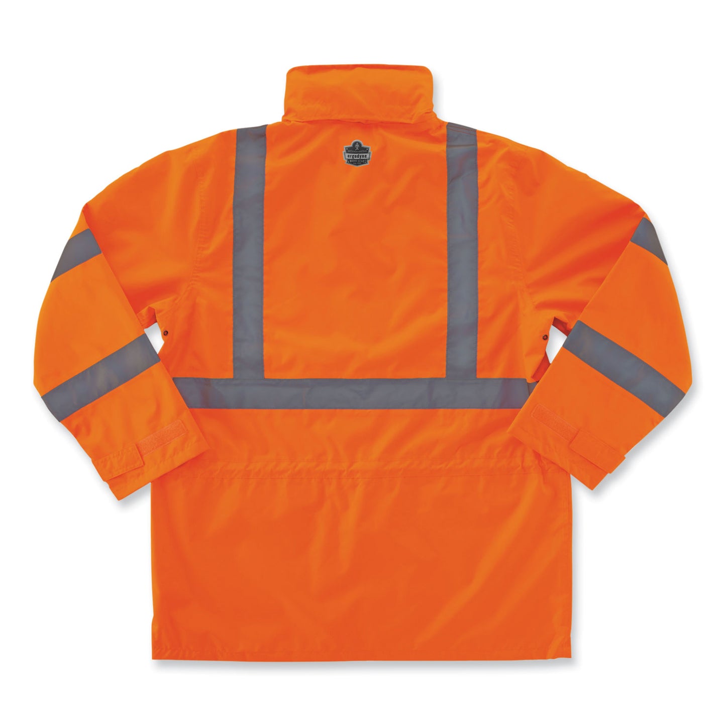 GloWear 8365 Class 3 Hi-Vis Rain Jacket, Polyester, 4X-Large, Orange