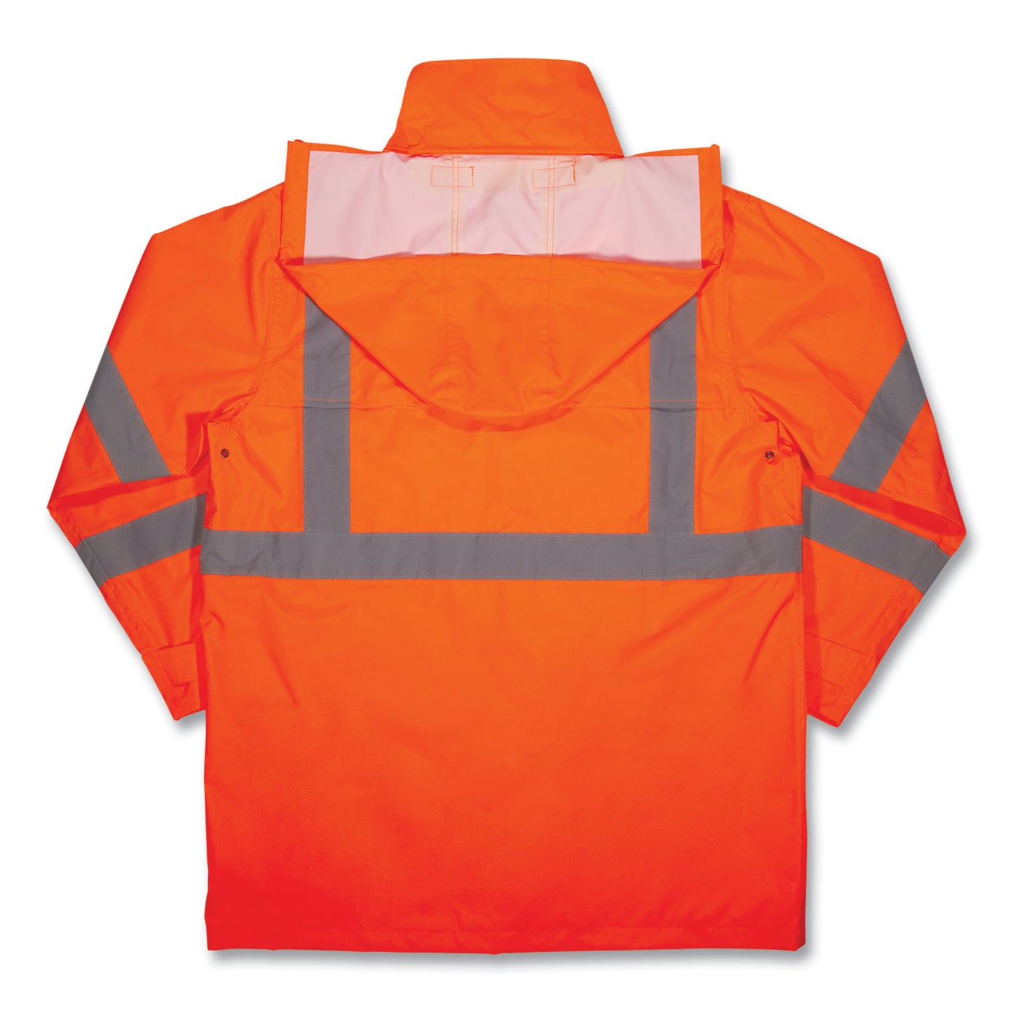 GloWear 8366 Class 3 Lightweight Hi-Vis Rain Jacket, Polyester, Small, Orange