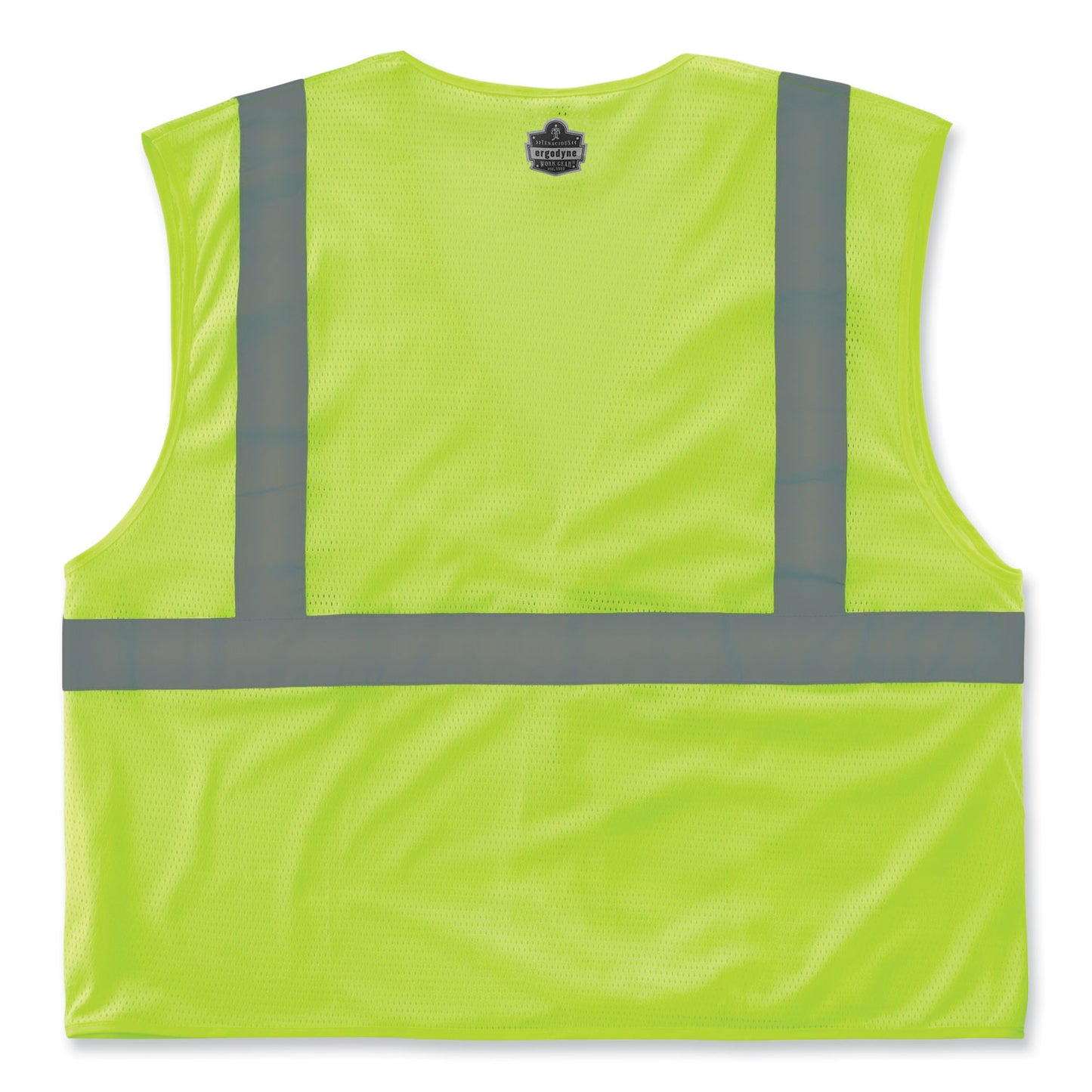 GloWear 8210HL-S Single Size Class 2 Economy Mesh Vest, Polyester, Small, Lime
