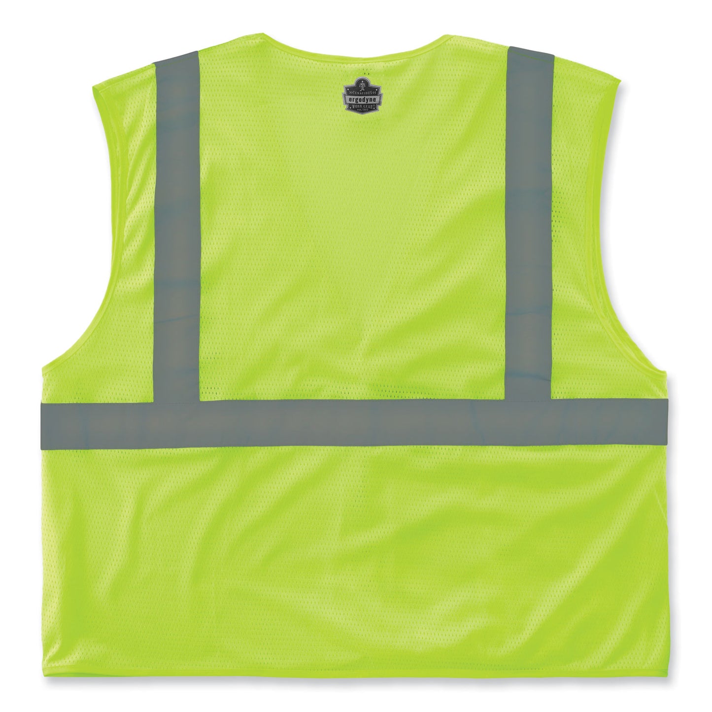 GloWear 8210HL-S Single Size Class 2 Economy Mesh Vest, Polyester, X-Large, Lime