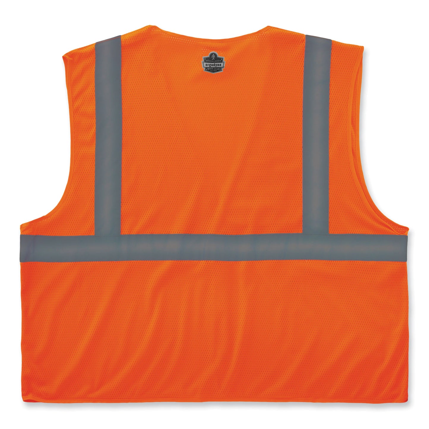 GloWear 8210HL-S Single Size Class 2 Economy Mesh Vest, Polyester, 2X-Large, Orange