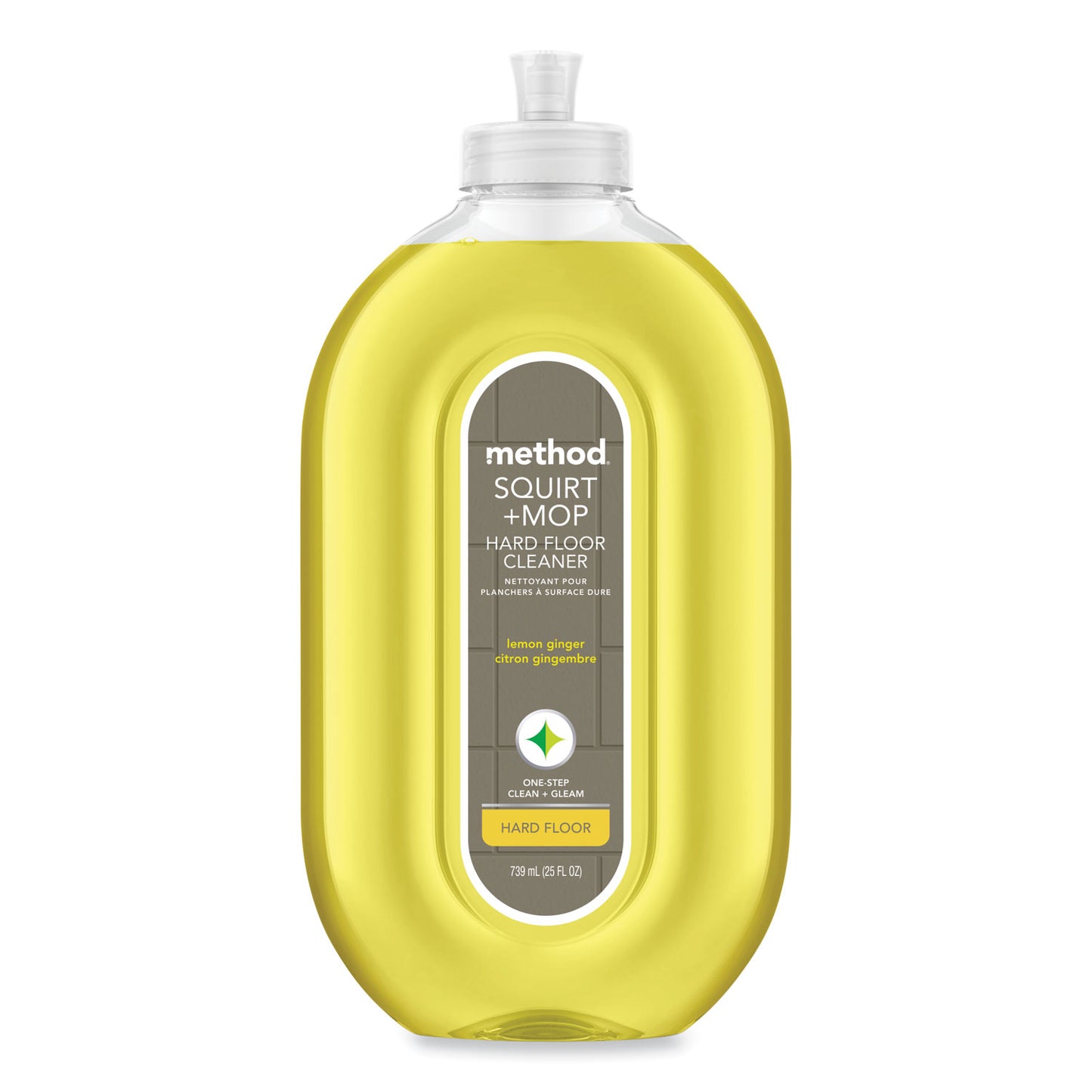 Squirt + Mop Hard Floor Cleaner, Lemon Ginger Scent, 25 oz Spray Bottle