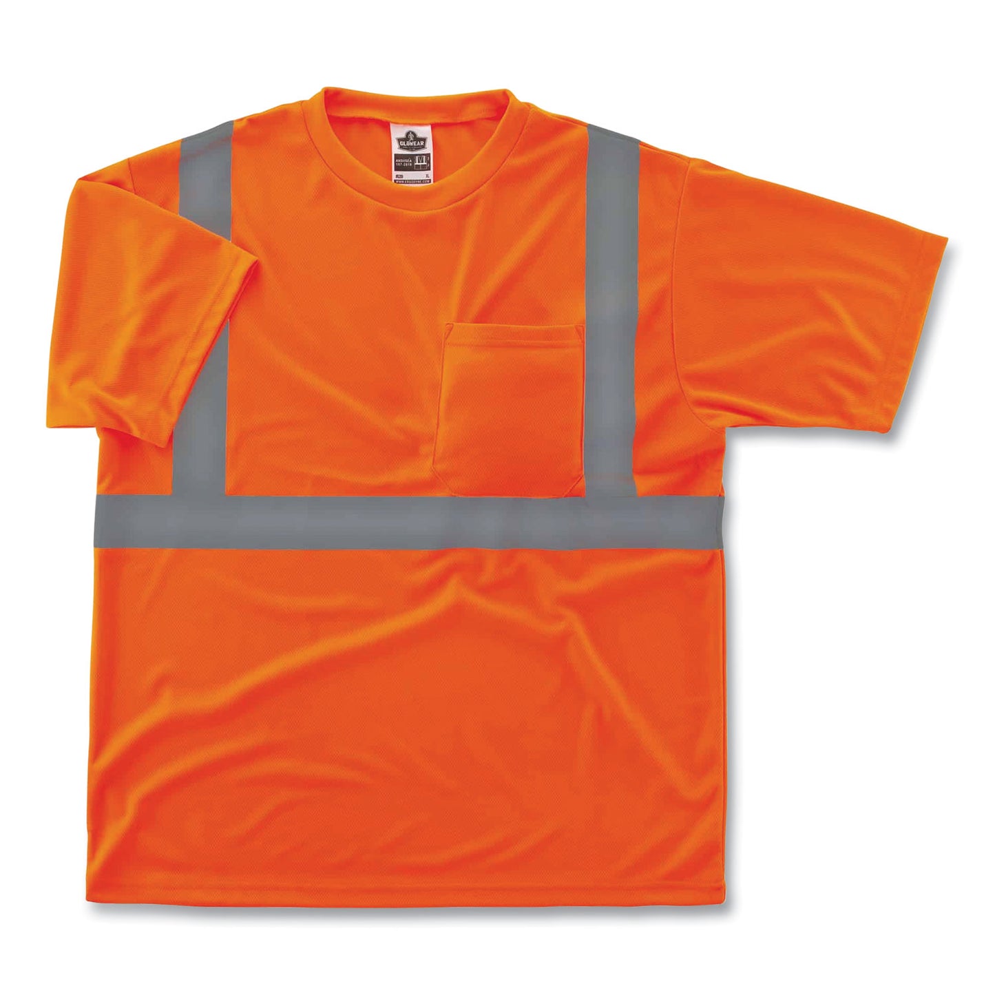 GloWear 8289 Class 2 Hi-Vis T-Shirt, Orange, Small