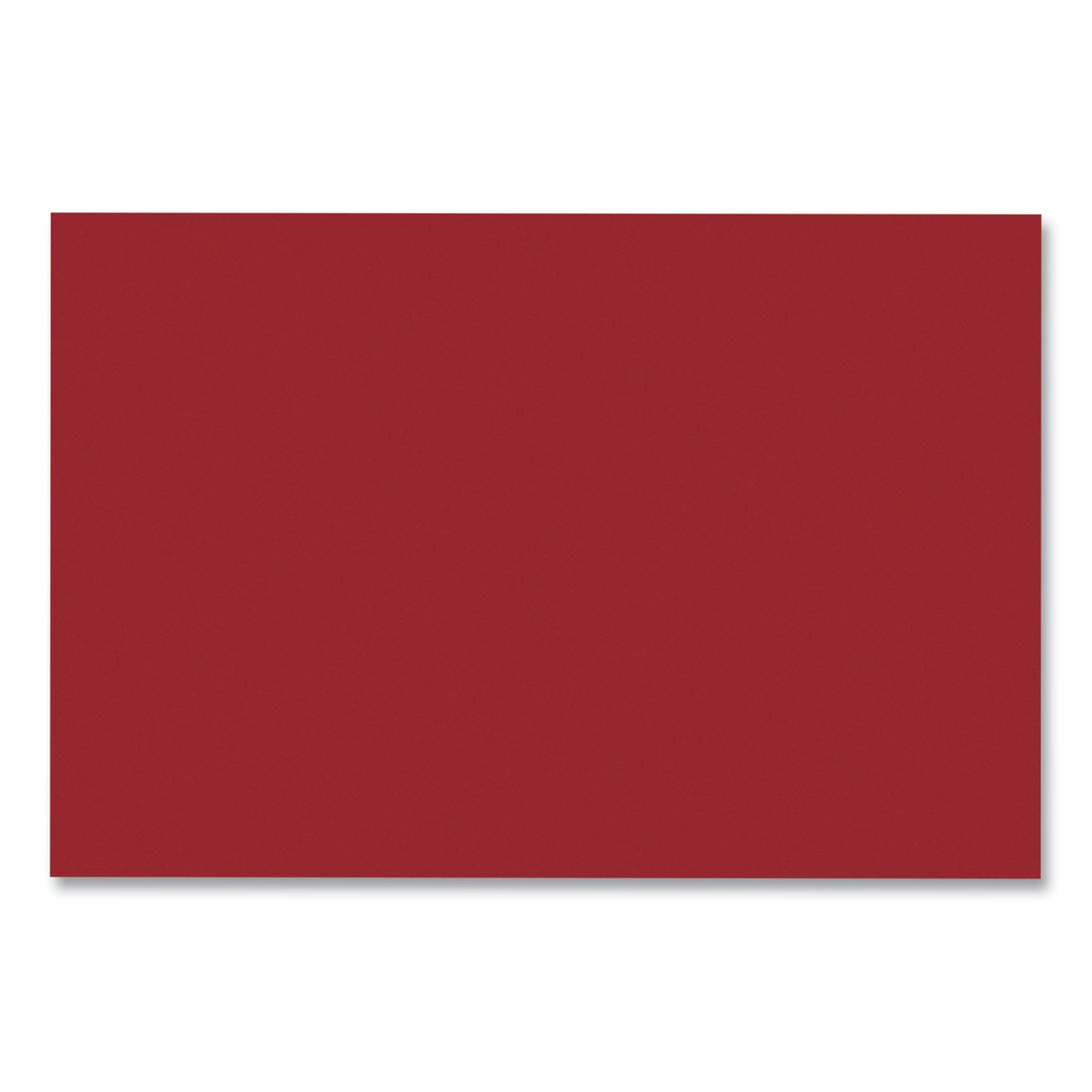 SunWorks Construction Paper, 50 lb Text Weight, 12 x 18, Holiday Red, 50/Pack