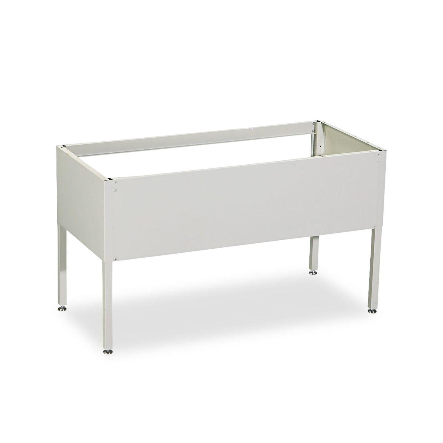 E-Z Sort Sorting Table Base, 60w x 30d x 28 to 36h, Gray