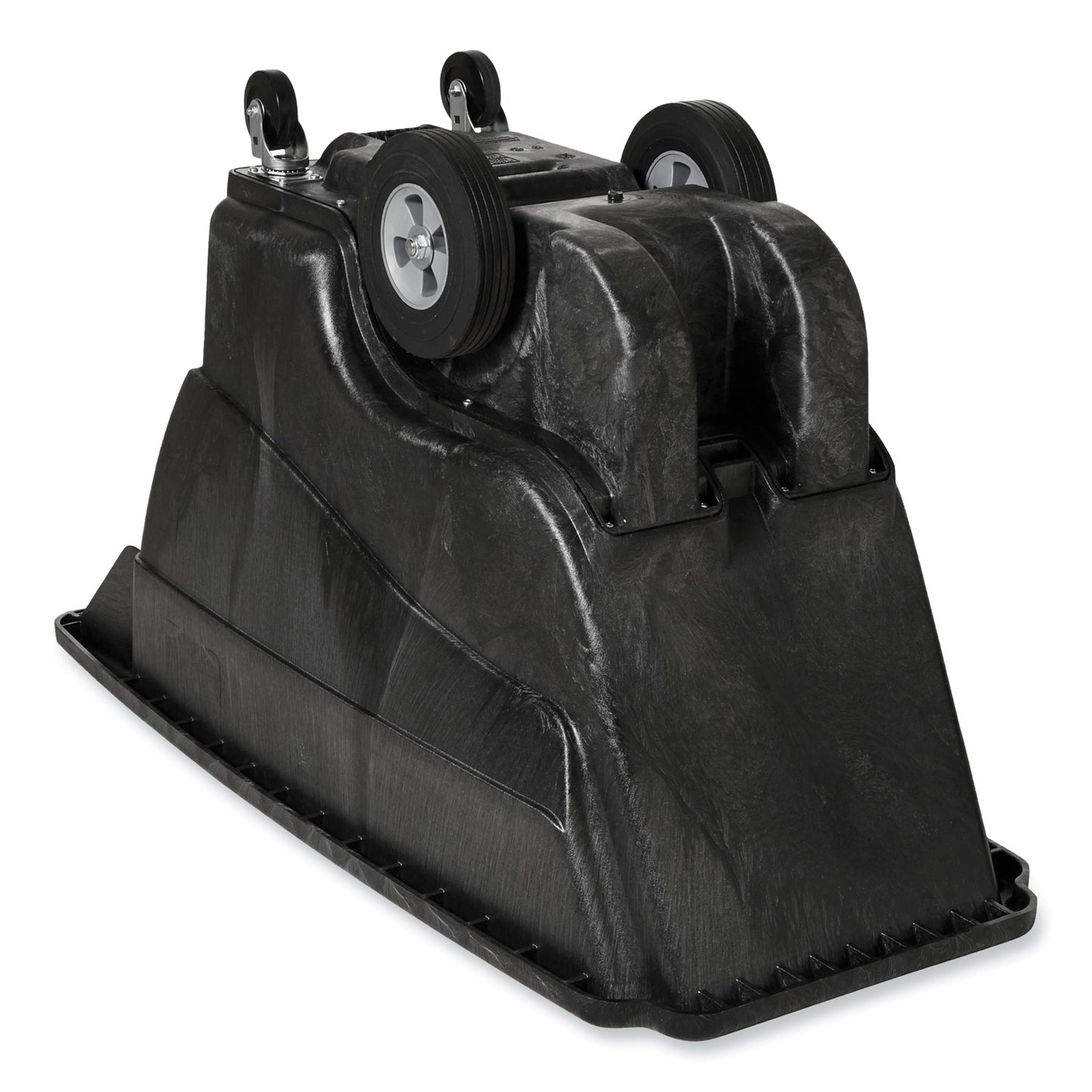 0.5 cu yd Structural Foam Tilt Truck, Standard Duty, 850 lb Capacity, Black