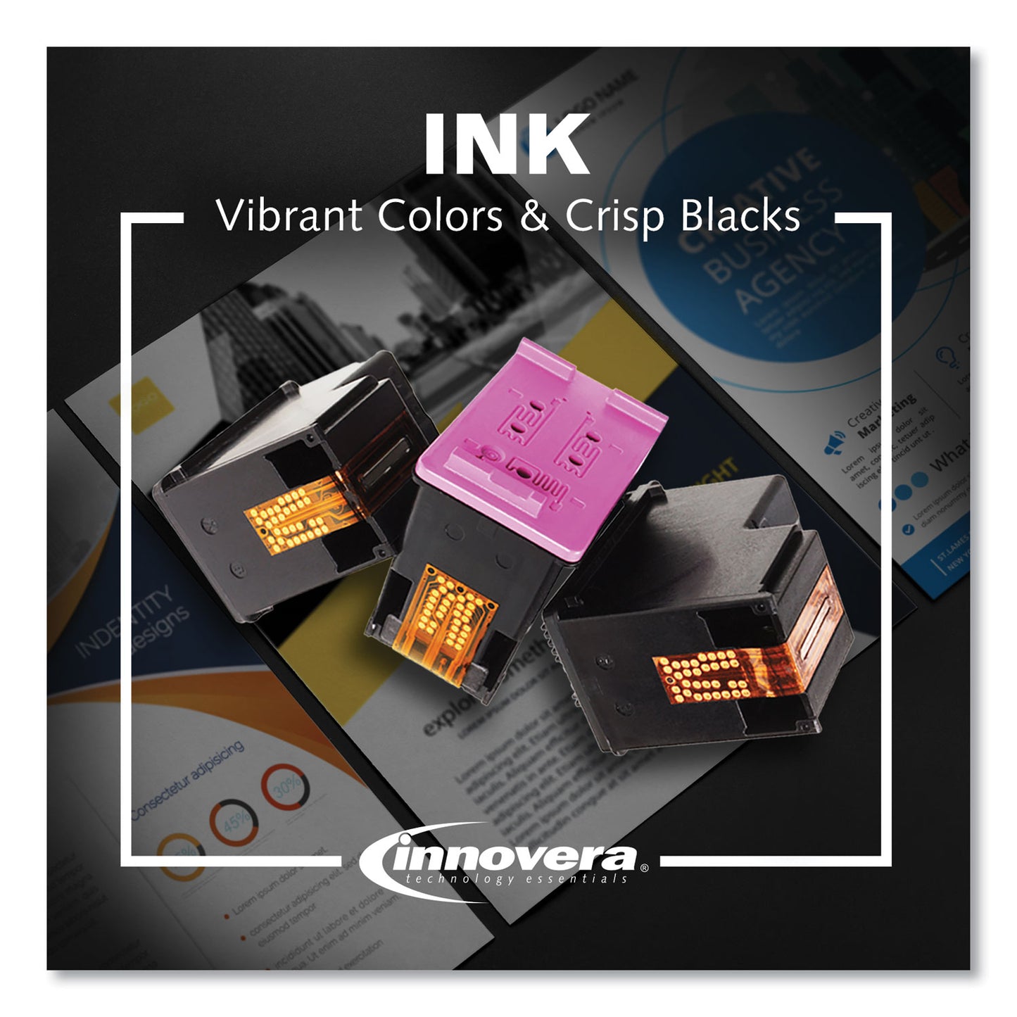 Remanufactured Black Ink, Replacement for PG-260XL (3706C001), 450 Page-Yield