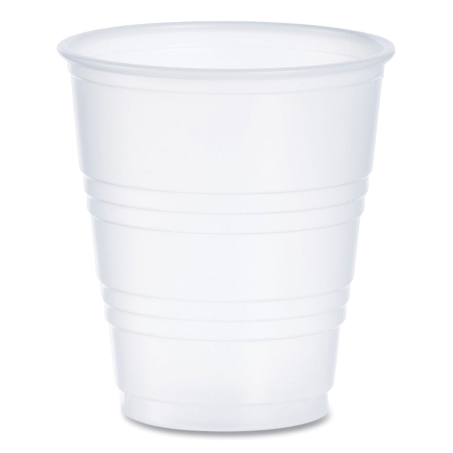 High-Impact Polystyrene Cold Cups, 5 oz, Plastic, Translucent, 100/Pack