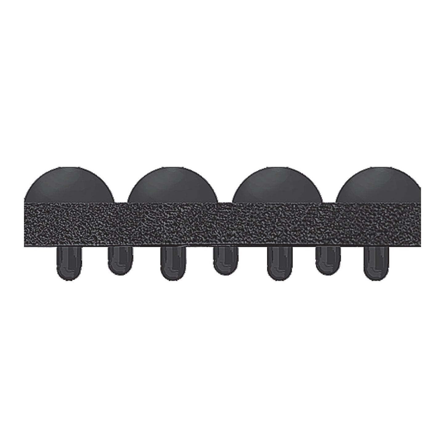 Yoga-Flex, Rectangular, Black High/Low Bubble Surface, 36" x 48"