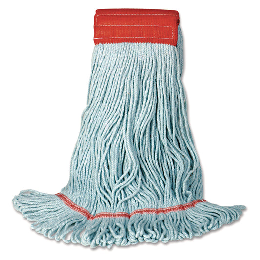 EchoMop with Looped-End Wet Head, Cotton/Rayon/Synthetic, Medium, Blue