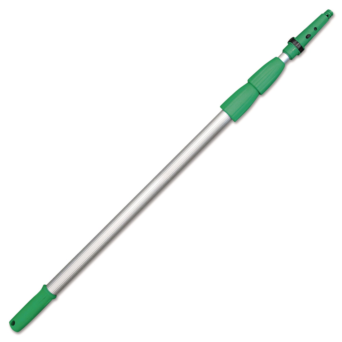 Opti-Loc Extension Pole, 20 Ft, Three Sections, Green/silver