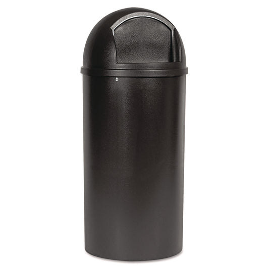 Marshal Classic Container, 25 gal, Plastic, Brown
