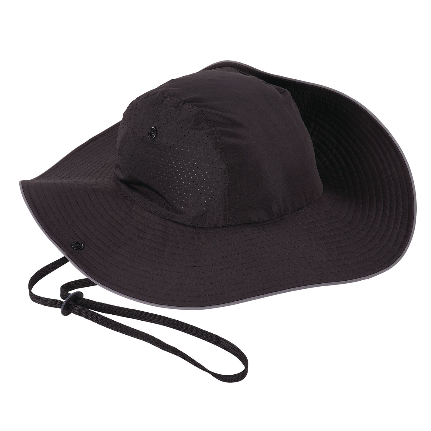 Skullerz 8957 Lightweight Ranger Hat and Bump Cap Insert, Full Brim, X-Small to Small (6.25 to 7.25), 0.2" Insert, Black