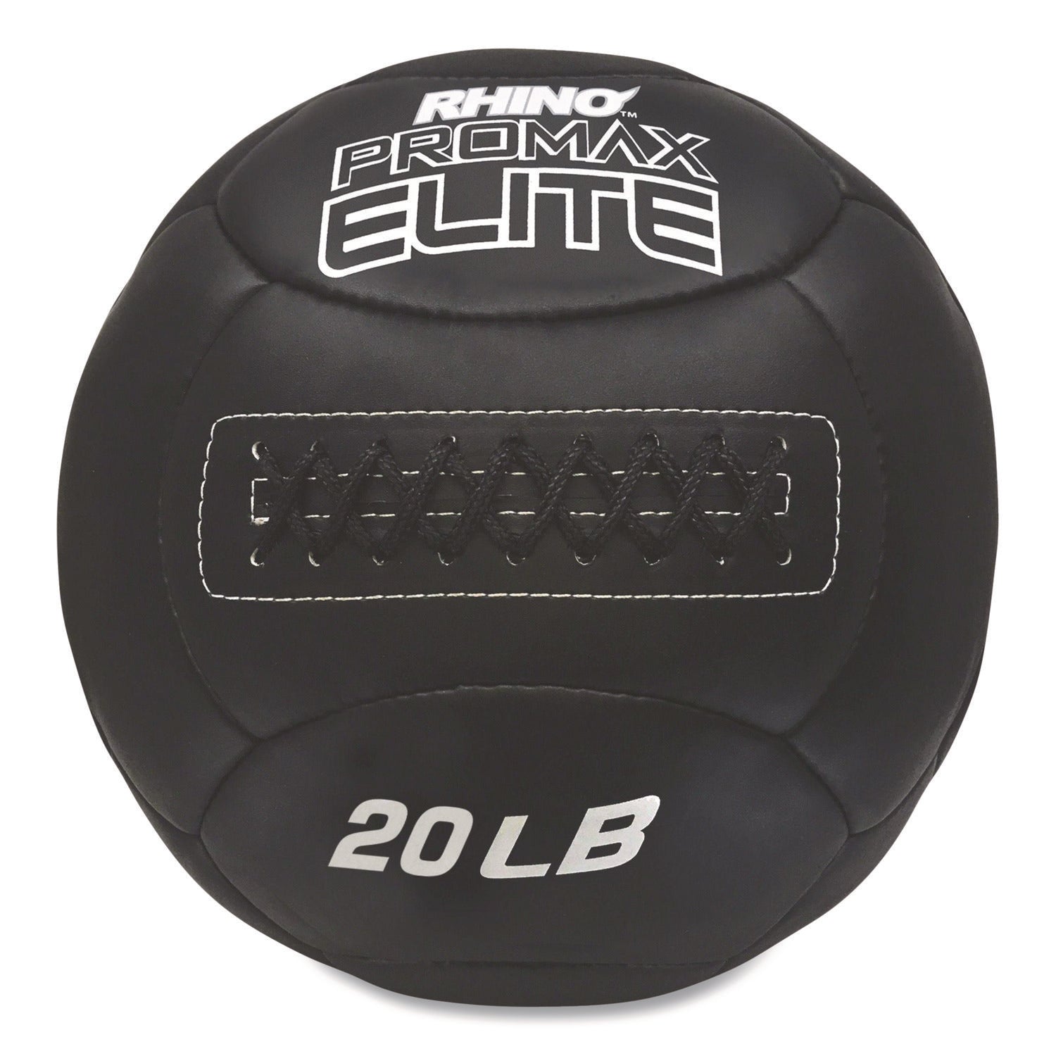 Rhino Promax Elite Medicine Ball, 20 lb, Black