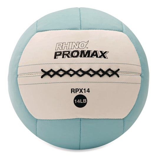 Rhino Promax Medicine Ball, 14 lb, Light Blue