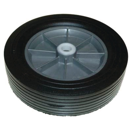 12-Inch Wheel for 1.5 Cu Yd Standard Duty Tilt Truck, Black