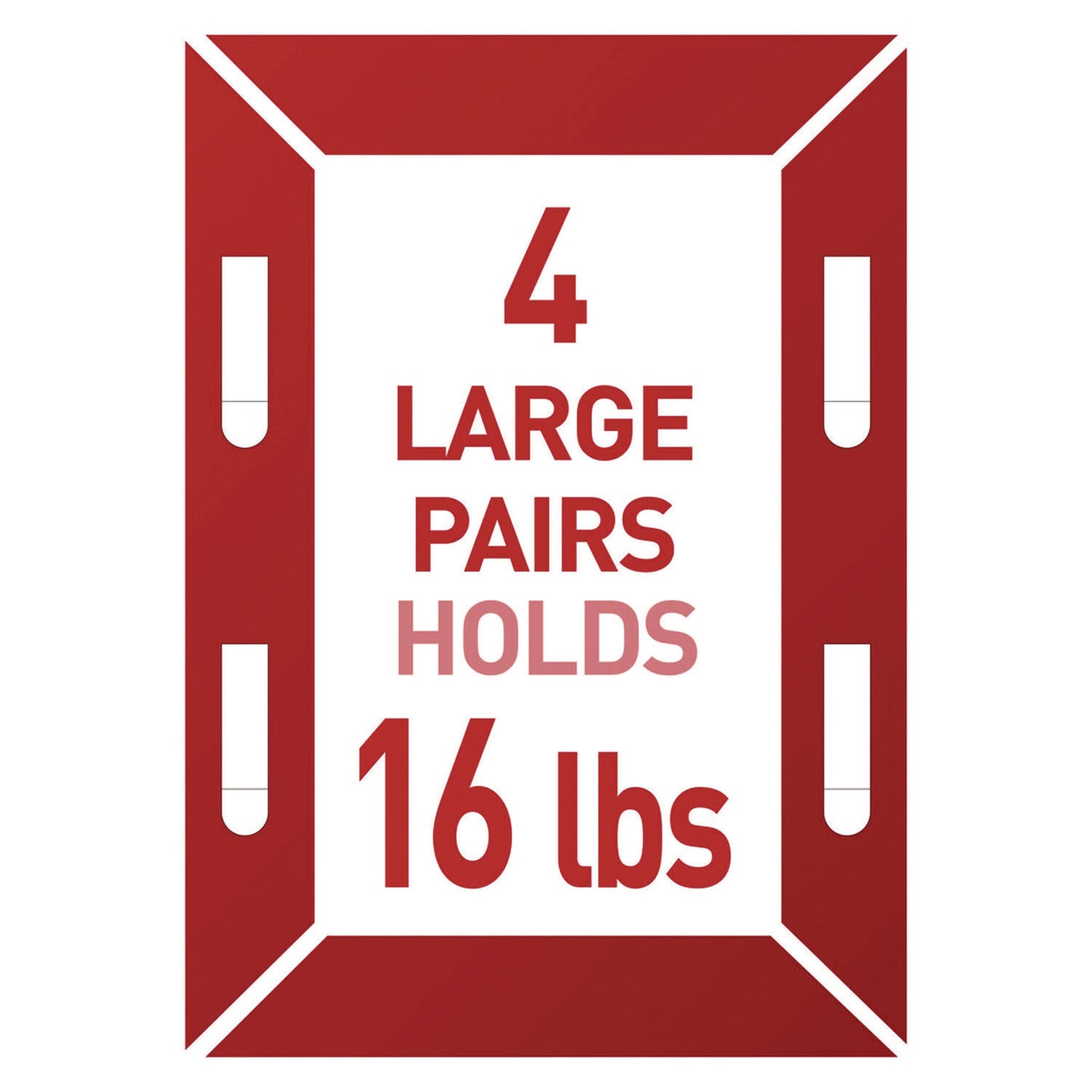 Damage-Free Hanging Picture Hanging Strip Pairs, Holds up to 3.75 lb, Large: 0.75" x 0.65", 20/Pack