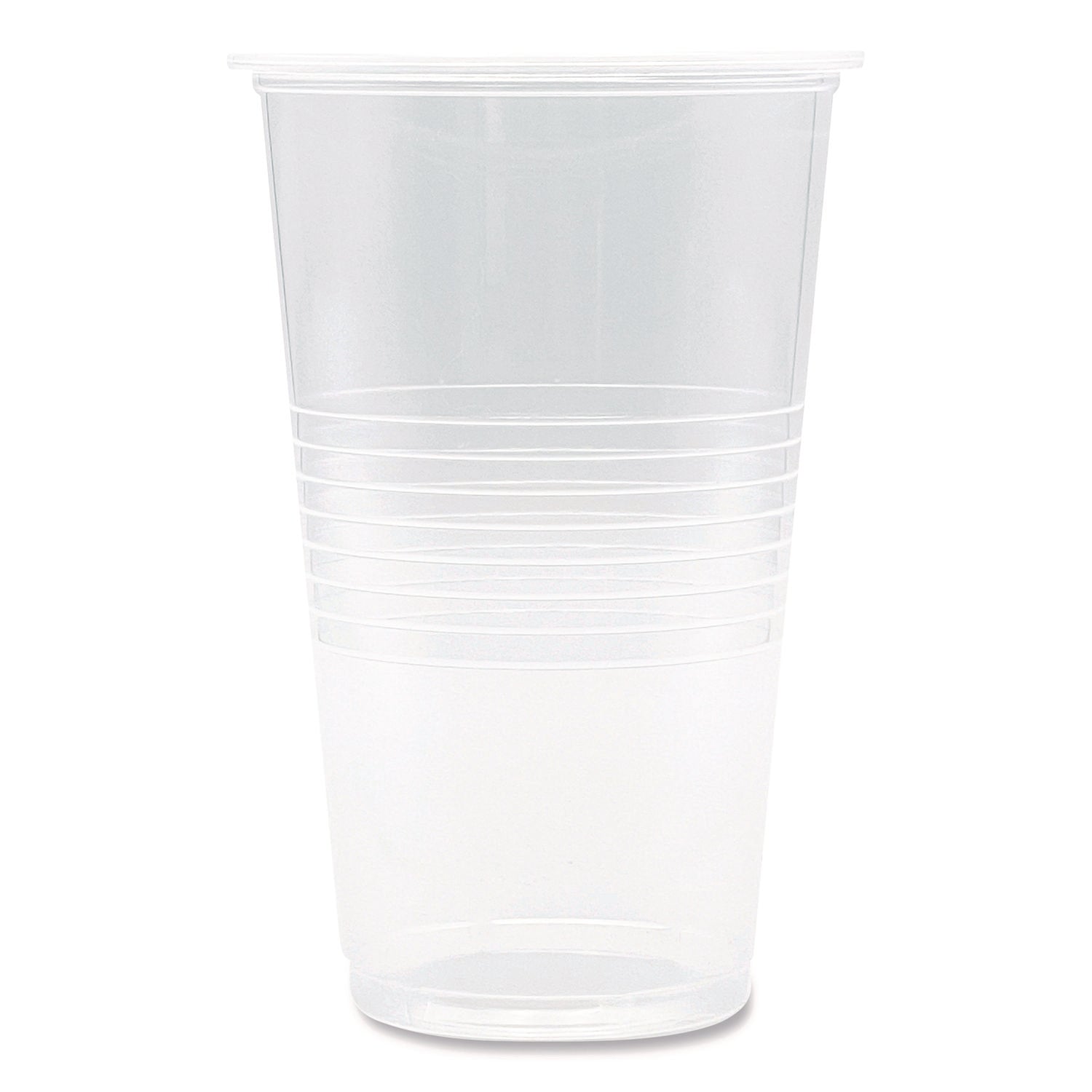 Translucent Plastic Cold Cups, 20 oz, Clear, 50/Pack