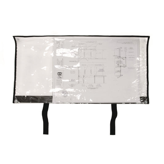 Large Document Protection Blueprint Plan Holder, Holds ARCH E (36" x 48"), Clear