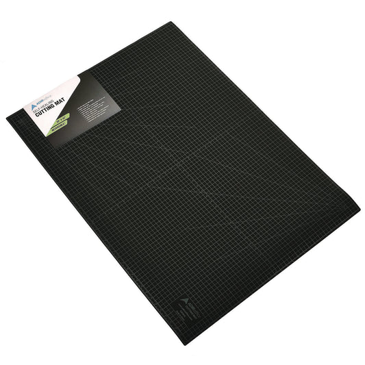 Reversible Self Healing Cutting Mat, 1" Grid with Guide Angles, 30" x 42", Green/Black