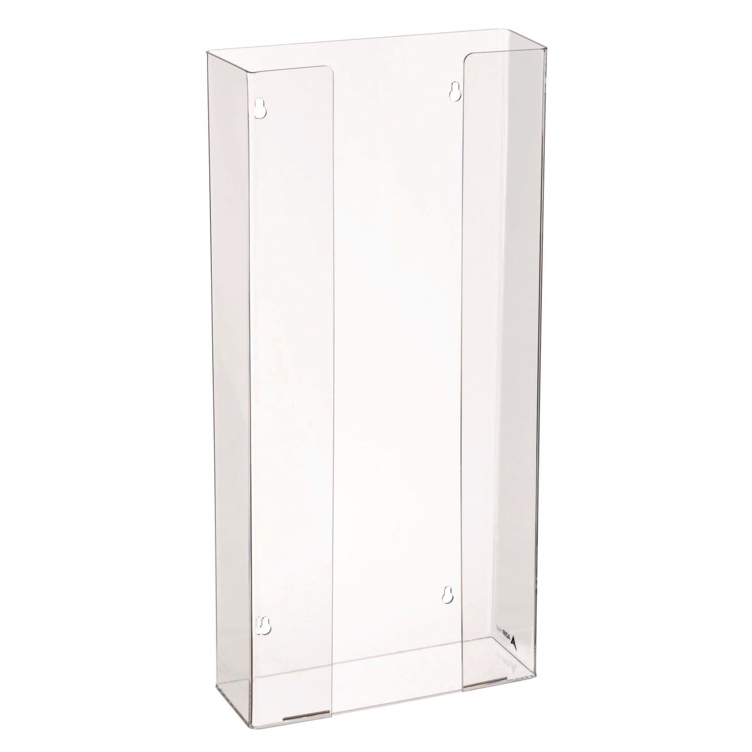 Acrylic Glove Dispenser, Quad Box Capacity, 10.2 x 3.5 x 21.1, Clear