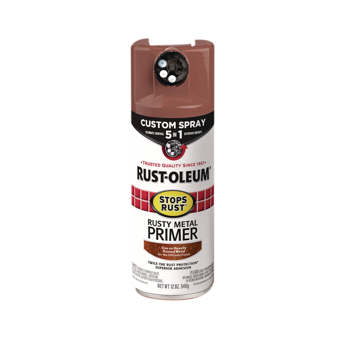 Stops Rust 5-in-1 Spray Paint, Rusty Metal, 12 oz Aerosol Can