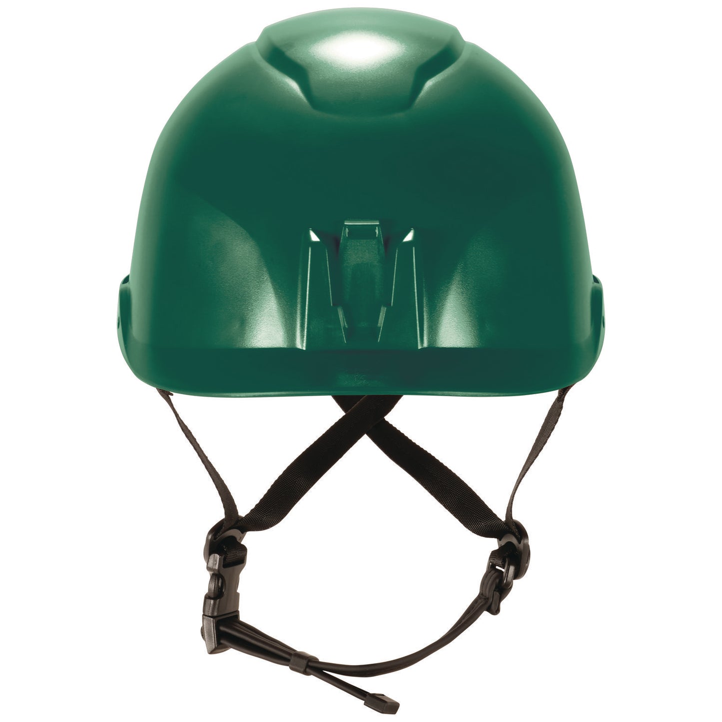 Skullerz 8976 Class E Safety Helmet, Brimless, 6-Point Standard Ratchet Suspension, One Size Fits Most (6.5 to 8), Green