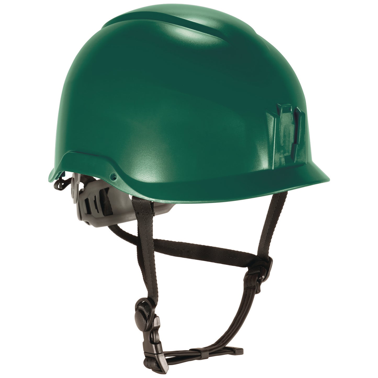 Skullerz 8976 Class E Safety Helmet, Brimless, 6-Point Standard Ratchet Suspension, One Size Fits Most (6.5 to 8), Green