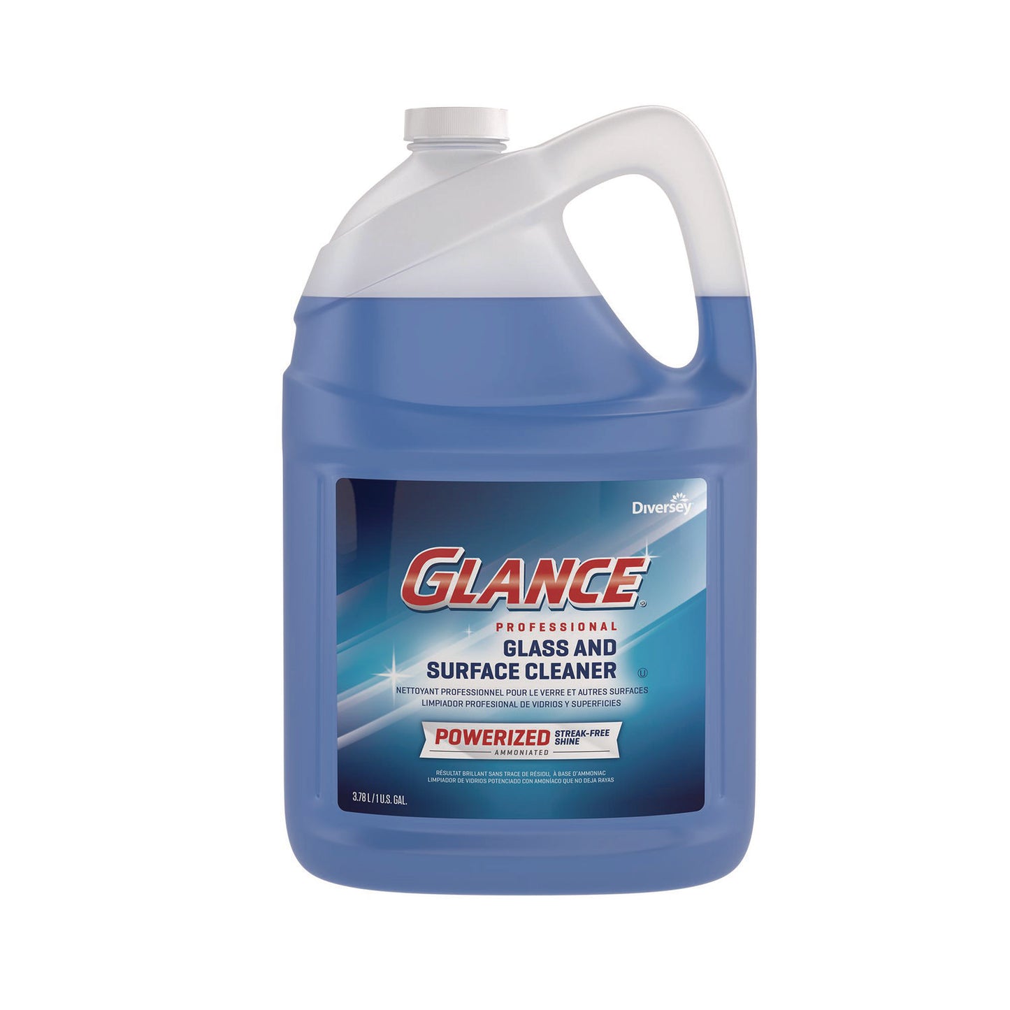 Glance Powerized Glass and Surface Cleaner, 1 gal Bottle