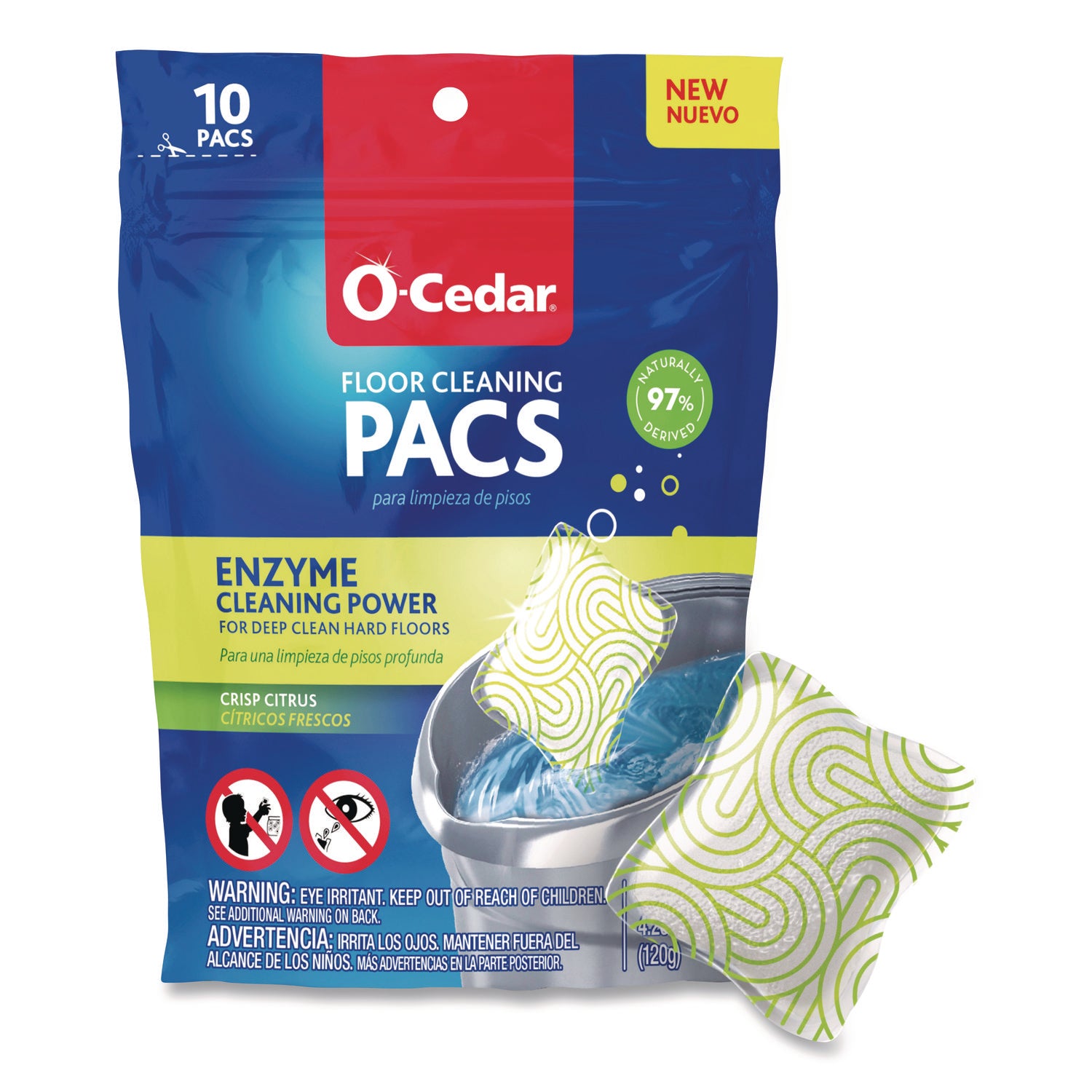 Cleaning PACS, Crisp Citrus Scent, 10/Pack