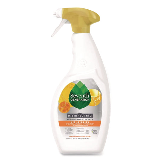 Botanical Disinfecting Multi-Surface Cleaner, Lemongrass Citrus, 26 oz Spray Bottle