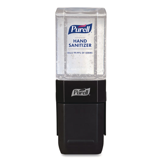 ES1 Hand Sanitizer Dispenser Starter Kit, 450 mL, 3.12 x 5.88 x 5.81, Graphite