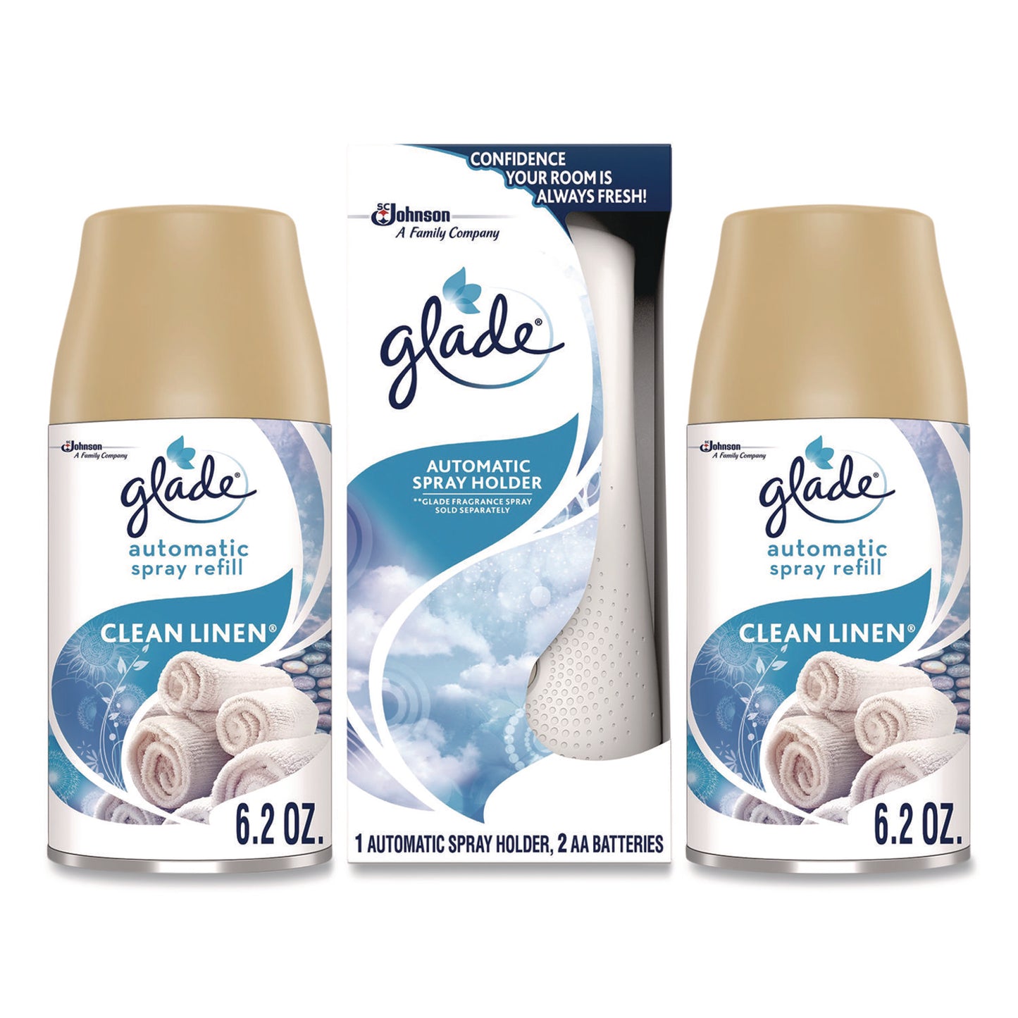 Automatic Spray Air Freshener Combo Set, 3/Pack