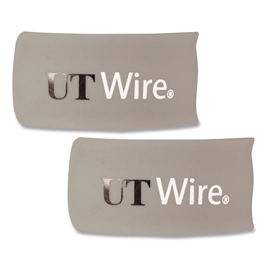Speedy-Wrap Magnetic Cable Wrap, 0.82" X 10", Gray, 2/pack