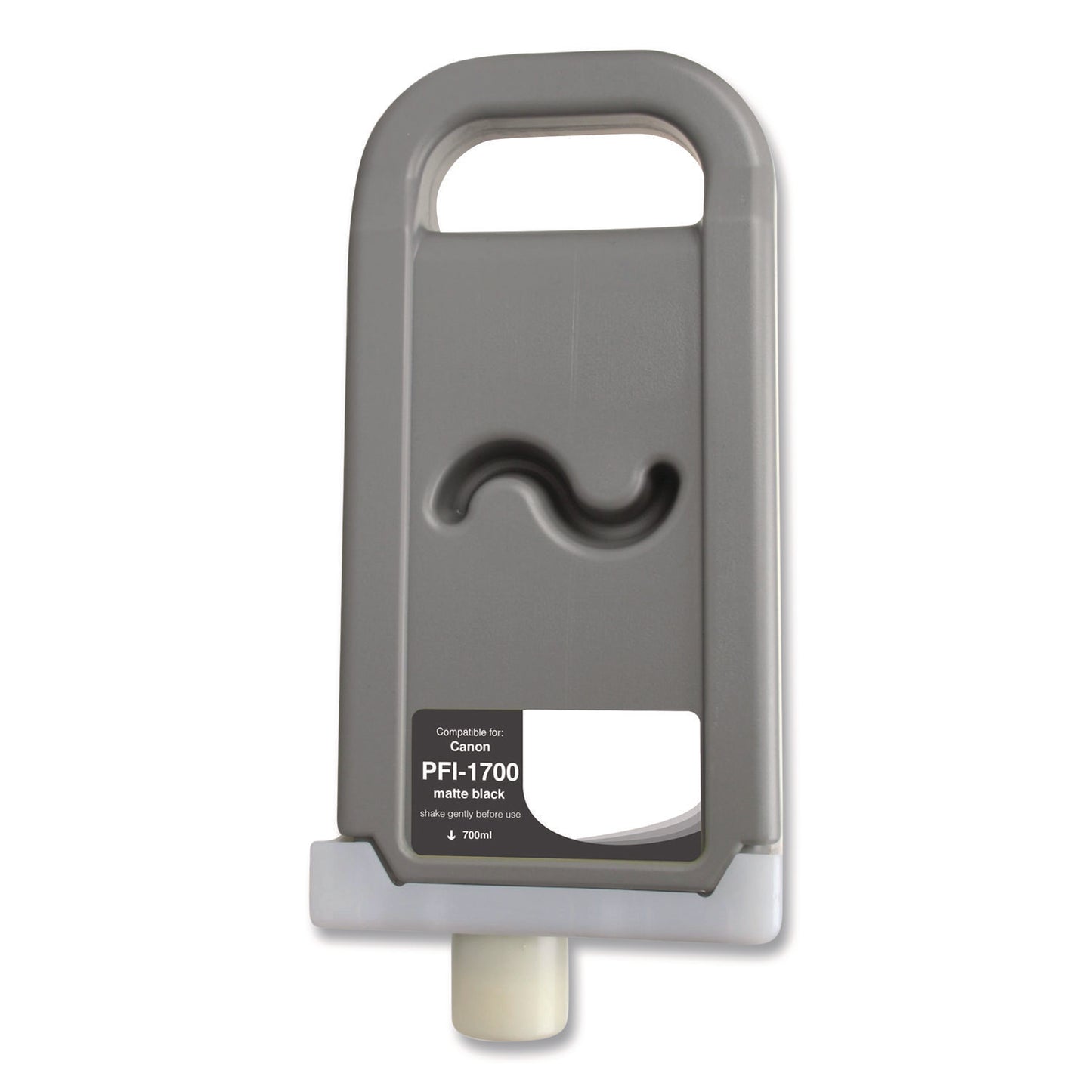 Compatible Matte Black Ink, Replacement for PFI-1700 (0774C001AA), 700 mL