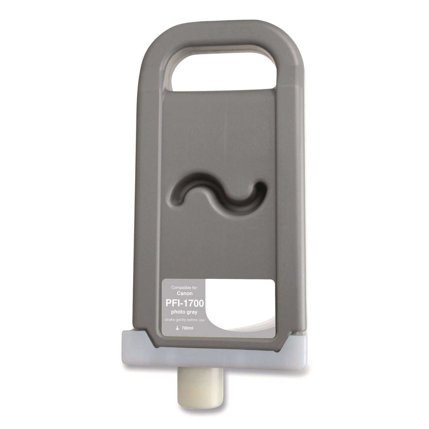 Compatible Photo Gray Ink, Replacement for PFI-1700 (0782C001AA), 700 mL