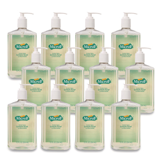 Antibacterial Lotion Soap, Floral Scent, 12 oz