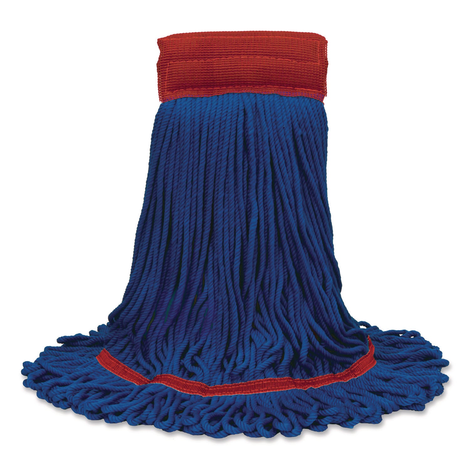MaxiPlus Microfiber Loop-End Mop, Microfiber, 24 oz, Blue