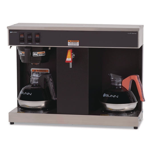 VLPF 12-Cup Automatic Coffee Brewer, Gray/Stainless Steel