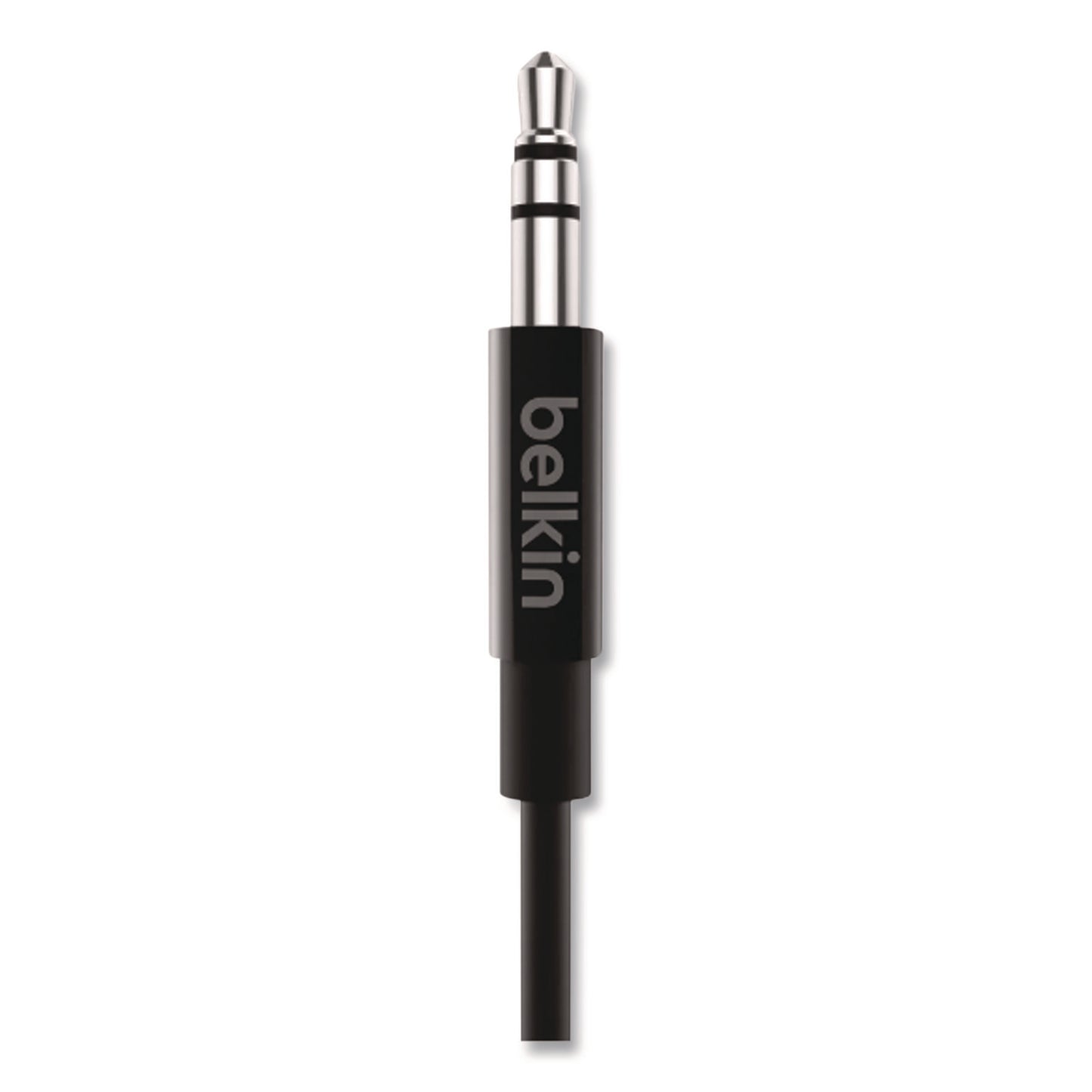 RockStar 3.5mm Audio Cable with USB-C Connector, 3 ft, Black