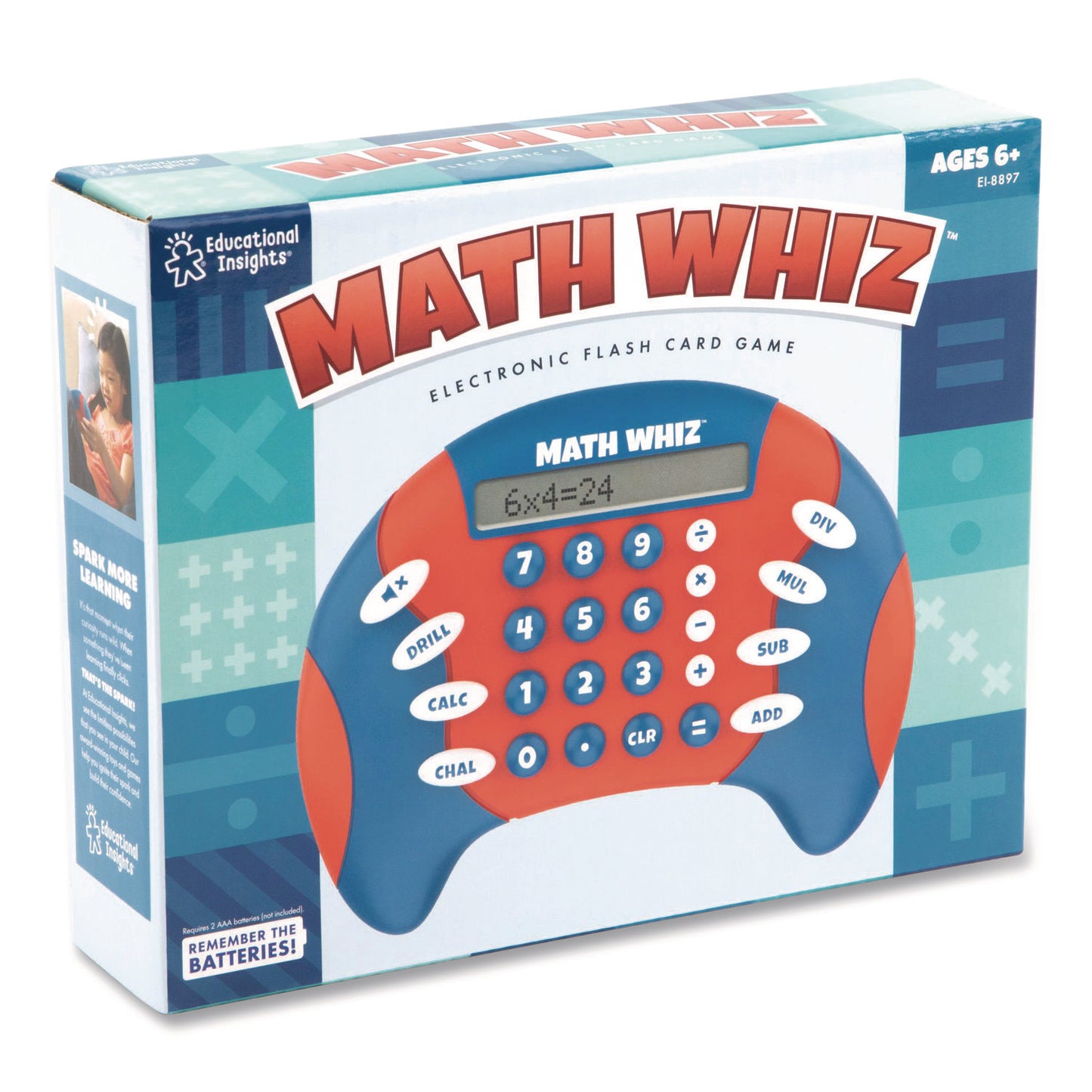 Math Whiz, Three Game Modes, Four Subjects: Addition, Subtraction, Multiplication and Division, Grades 1 to 5