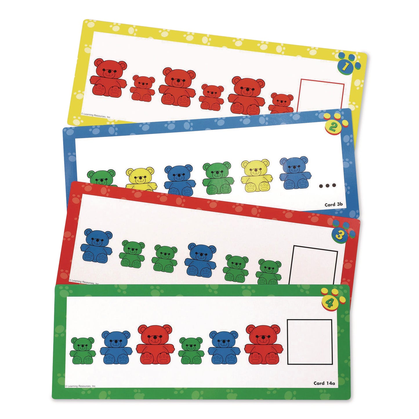 Three Bear Family Sorting Activity Set, Pre-K to K, 133 Pieces