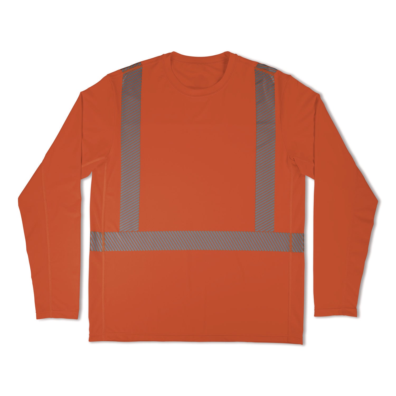 Chill-Its 6688 Type R Class 2 Cooling Hi-Vis Sun Shirt with UV Protection, Medium, Orange
