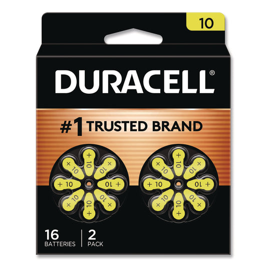 Hearing Aid Battery, #10, 16/pack