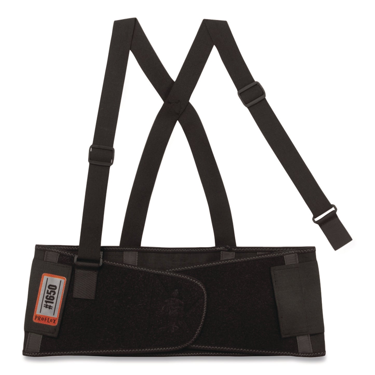 ProFlex 1650 Economy Elastic Back Support Brace, X-Large, 38" to 42" Waist, Black