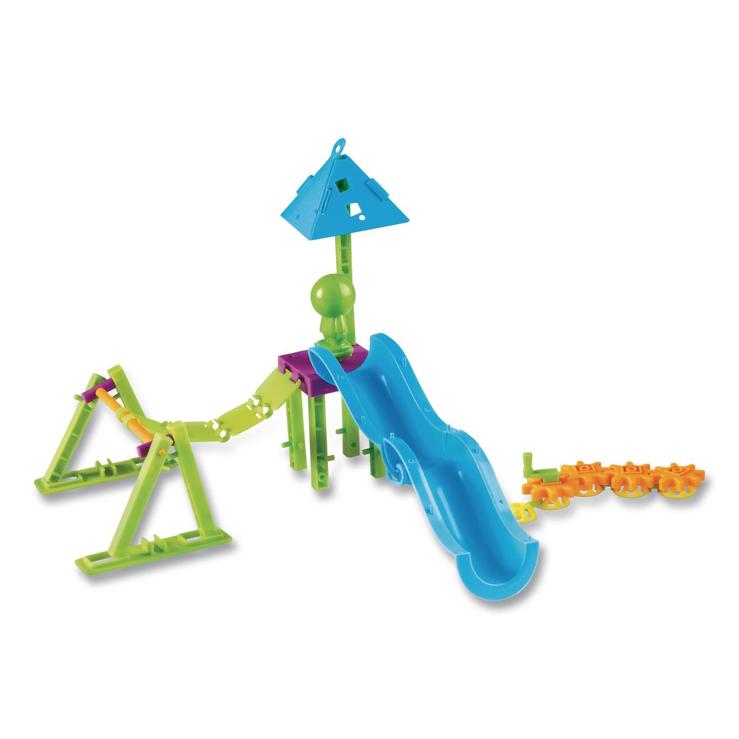 Playground Engineering and Design Building Set, Grades Pre-K to 1, 104 Pieces