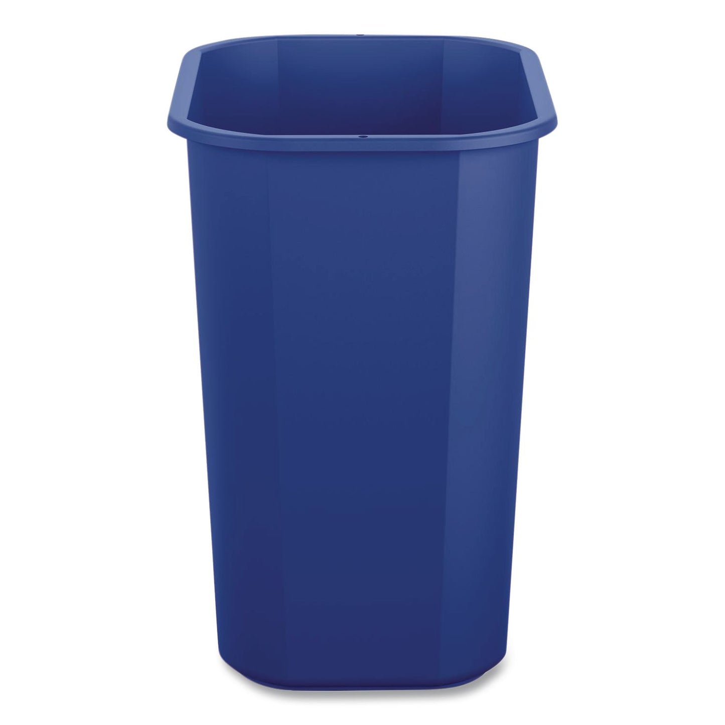 Deskside Recycling Bin, 3 gal, Polypropylene, Blue